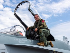 Toronto native Capt. Daniel Deluce, 37, was chosen by the RCAF as the pilot for the 2021 CF-18 Demonstration Team.