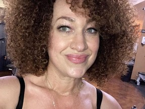 Rachel Dolezal post-workout selfie.