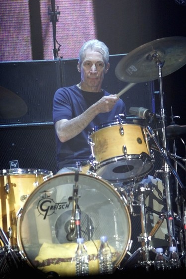 Charlie Watts and the Rolling Stones at the Air Canada Centre.