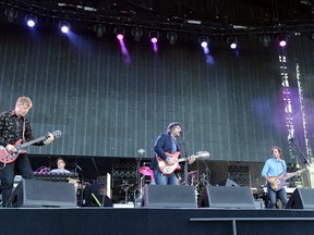 In this file photo taken on June 14, 2021, Wilco performs onstage during the Bonnaroo Music & Arts Festival in Manchester, Tenn.