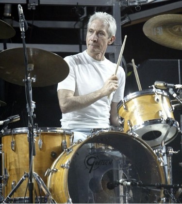 Charlie Watts and The Rolling Stones rock to a crowd of more than 40,000 fans at Lansdowne Park in Ottawa on Aug 28, 2005.