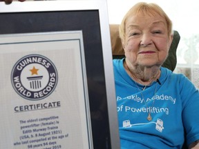 100-year-old powerlifter Edith Murway-Traina