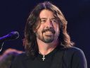 Dave Grohl of the Foo Fighters during the recording of the 