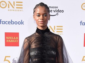 Letitia Wright arrives for the 50th NAACP Image awards at the Dolby theatre on March 30, 2019 in Los Angeles.