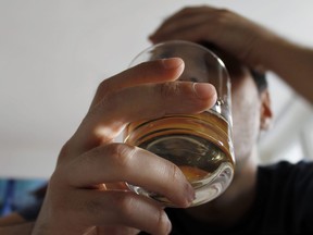 A partner worries about leaving an alcoholic.