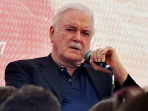 John Cleese answers questions from the audience during the 23rd Sarajevo Film Festival, on August 17, 2017.