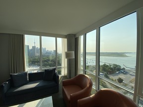 The one-bedroom suites at the Hotel X boast lake and city views. IAN SHANTZ/TORONTO SUN