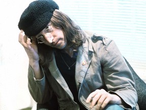 A pensive John Lennon