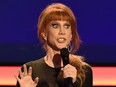 Kathy Griffin takes the stage at the AARP 15th Annual Movies For Grownups Awards at the Beverly Wilshire Hotel in Beverly Hills, Calif., Feb. 7, 2016.