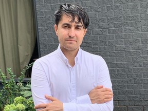 Karim Amiry, 32, who worked as a translator for Canadian troops in Kandahar for more than four years during the Afghan war finally arrived in Toronto on Wednesday, Aug. 11, 2021.