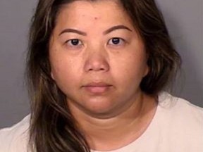 Mugshot of Karina See Her, who is accused in the murder of her husband, Kou Yang, in Saint Paul, Minn.