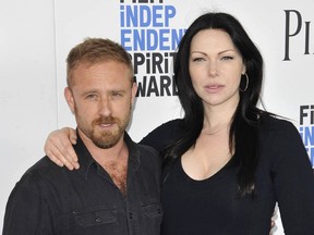 Ben Foster and Laura Prepon attend the 2017 Film Independent Spirit Awards held in Los Angeles, Calif., Feb. 25, 2017.