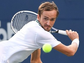Russian Daniil Medvedev defeated Hubert Hurkacz of Poland during the quarterfinals of the National Bank Open at Aviva Centre. USA TODAY Sports