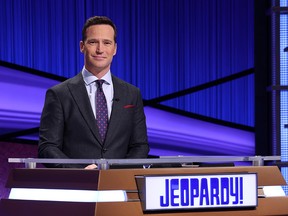 An undated handout photo of new "Jeopardy!" host Mike Richards, who is also the executive producer of the long-running daily TV quiz show.