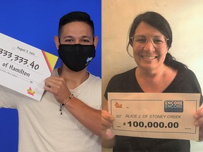 Two lottery winners from Hamilton, Ont.