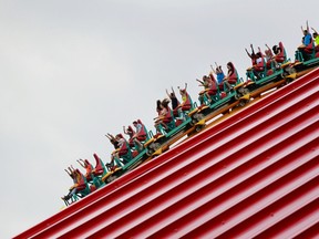 Roller coaster fun at Canada's Wonderland.