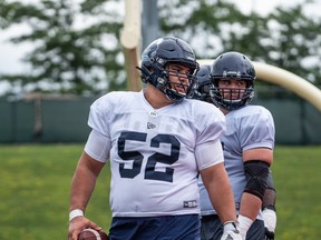 Argos' offensive lineman Peter Nicastro will make his pro debut in his hometown of Calgary on Saturday, and on the same field he played his university ball on, McMahon Stadium.
