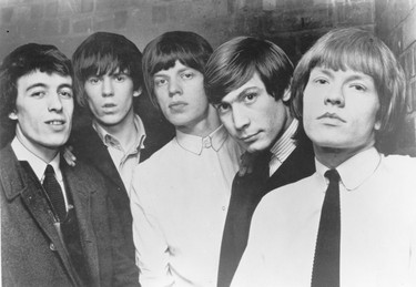 The early Rolling Stones: from left: Bill Wyman, Keith Richards, Mick Jagger, Charlie Watts and Brian Jones.