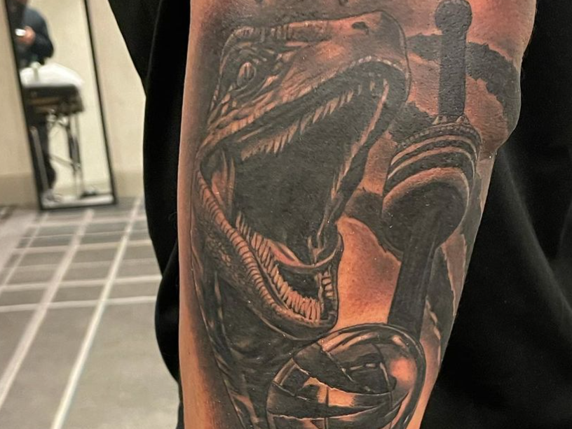 velociraptor in Tattoos  Search in 13M Tattoos Now  Tattoodo