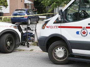 One person taken to the hospital with non life-threatening injuries after a shooting on Tulloch Drive in Ajax on Friday, Aug. 27, 2021.