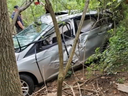 Cassandra Johnston’s Ford Focus found in a wooded area in northeast Philadelphia.