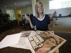 Dorothy Williams, 89, of Calgary, sitting in her daughter's kitchen in Scarborough, Ont., wonders why $500 was deposited in her bank account a day after the federal Liberals dropped the writ for an election on Thursday, Aug. 19, 2021.