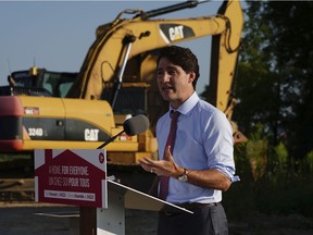 Liberal Leader Justin Trudeau makes a campaign stop in Hamilton, Ont., on Tuesday, Aug 24, 2021.