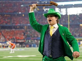 Notre Dame's Fighting Irish leprechaun mascot is persona non grata, according to a new survey.