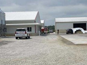 Site of the Mercer family farm accident.