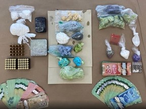Drugs, money and ammunition seized by Hamilton Police in Project Purple Rain, an ongoing operation targeting drug and weapons trafficking in the region