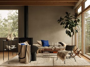 Accessories from H&M Home set against a neutral backdrop create a calming, autumn look. SUPPLIED