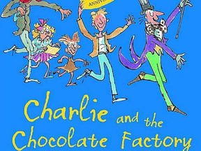 Cover of Charlie and the Chocolate Factory by Roald Dahl, 40th anniversary.