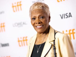 Dionne Warwick attends the "Dionne Warwick: Don't Make Me Over" Premiere during the 2021 Toronto International Film Festival at Princess of Wales Theatre on Sept. 11, 2021 in Toronto.