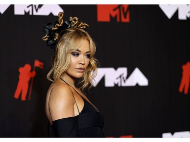 NEW YORK, NEW YORK - SEPTEMBER 12: Rita Ora attends the 2021 MTV Video Music Awards at Barclays Center on September 12, 2021 in the Brooklyn borough of New York City.