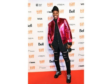 Kardinal Offishall attends the "Oscar Peterson: Black And White" Photo Call during the 2021 Toronto International Film Festival at TIFF Bell Lightbox on September 12, 2021 in Toronto, Ontario.