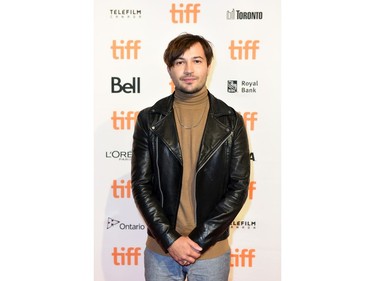 TORONTO, ONTARIO - SEPTEMBER 13: Taylor Gray attends "The Wheel" Photo Call during the 2021 Toronto International Film Festival at TIFF Bell Lightbox on September 13, 2021 in Toronto, Ontario.
