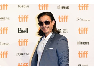 TORONTO, ONTARIO - SEPTEMBER 13: Nelson Lee attends "The Wheel" Photo Call during the 2021 Toronto International Film Festival at TIFF Bell Lightbox on September 13, 2021 in Toronto, Ontario.