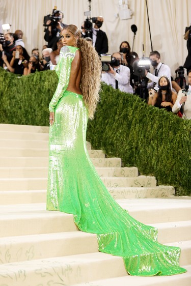 Ciara attends The 2021 Met Gala Celebrating In America: A Lexicon Of Fashion at Metropolitan Museum of Art on September 13, 2021 in New York City. (Photo by Mike Coppola/Getty Images)