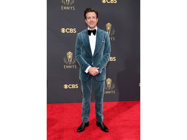 Jason Sudeikis arrives at the 73rd Primetime Emmy Awards in Los Angeles, Sept. 19, 2021.