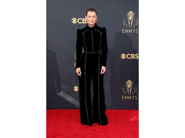 Ellen Pompeo attends the 73rd Primetime Emmy Awards in Los Angeles, Sept. 19, 2021.