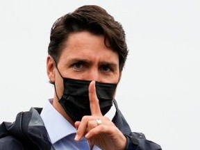 Liberal Leader Justin Trudeau in Richmond, B.C., on Sept. 14, 2021.