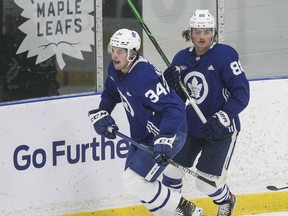 William Nylander (right) and Auston Matthews  are sure to be have a chip on their shoulders after falling to Montreal in the opening round of the playoffs last season.