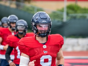 Argonauts head coach Ryan Dinwiddie said during his post-practice Zoom call Wednesday that Nick Arbuckle played with a hamstring injury for most of last week’s second half in Regina.