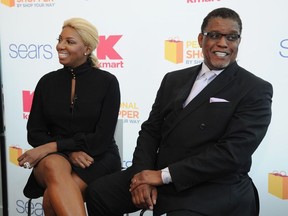 NeNe Leakes and Gregg Leakes attend the Shop Your Way #RealPersonal event at Ink48 on February 5, 2014 in New York City.