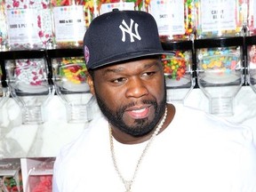 50 Cent Unveils Candy Shop Goblet at New Sugar Factory Las Vegas at Harmon Corner Retail Center September 3