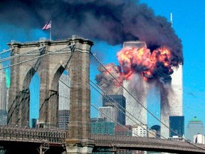 The WTC burns. The horror in New York was just beginning.