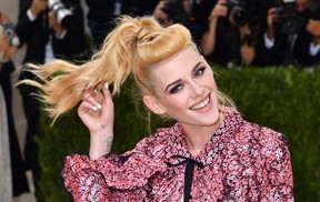 Kristen Stewart arrives for the 2021 Met Gala at the Metropolitan Museum of Art on Sept. 13, 2021 in New York.