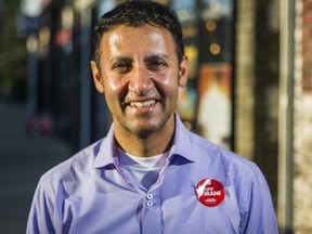 Liberal candidate for Parkdale-High Park, Arif Virani outside of his campaign office in Toronto, Ont. on Thursday October 10, 2019. Ernest Doroszuk/Toronto Sun/Postmedia