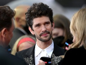 Ben Whishaw attends the "No Time To Die" World Premiere at Royal Albert Hall in London, England, Tuesday, Sept. 28, 2021.