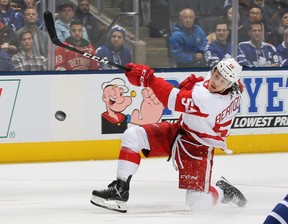 Winger Tyler Bertuzzi is the only unvaccinated player on the Detroit Red Wings as they opened camp on Wednesday. GETTY IMAGES FILES